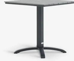 New HOBRO + ILDERHUSEMesa HOBRO L70 + 2 sillas ILDERHUSE negro Conjuntos Mesa Y Sillas De Jardín