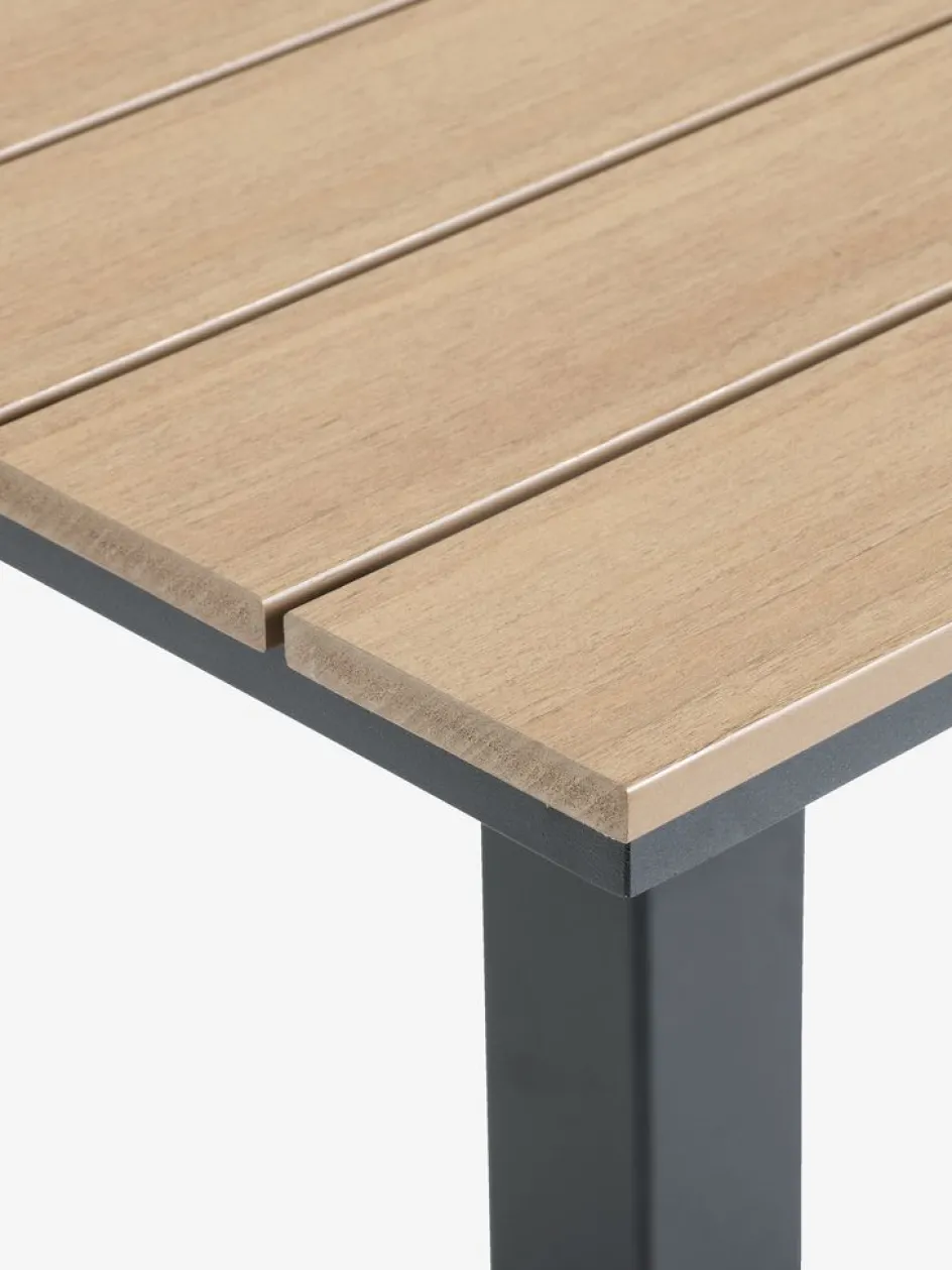 HOBRO + TAGMARKMesa HOBRO L70 + 2 sillas TAGMARK negro Conjuntos Mesa Y Sillas De Jardín