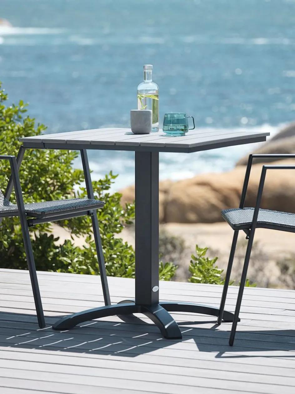 New HOBROMesa de balcón HOBRO A70xL70 Mesas De Jardín