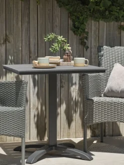 New HOBROMesa de balcón HOBRO A70xL70 Mesas De Jardín