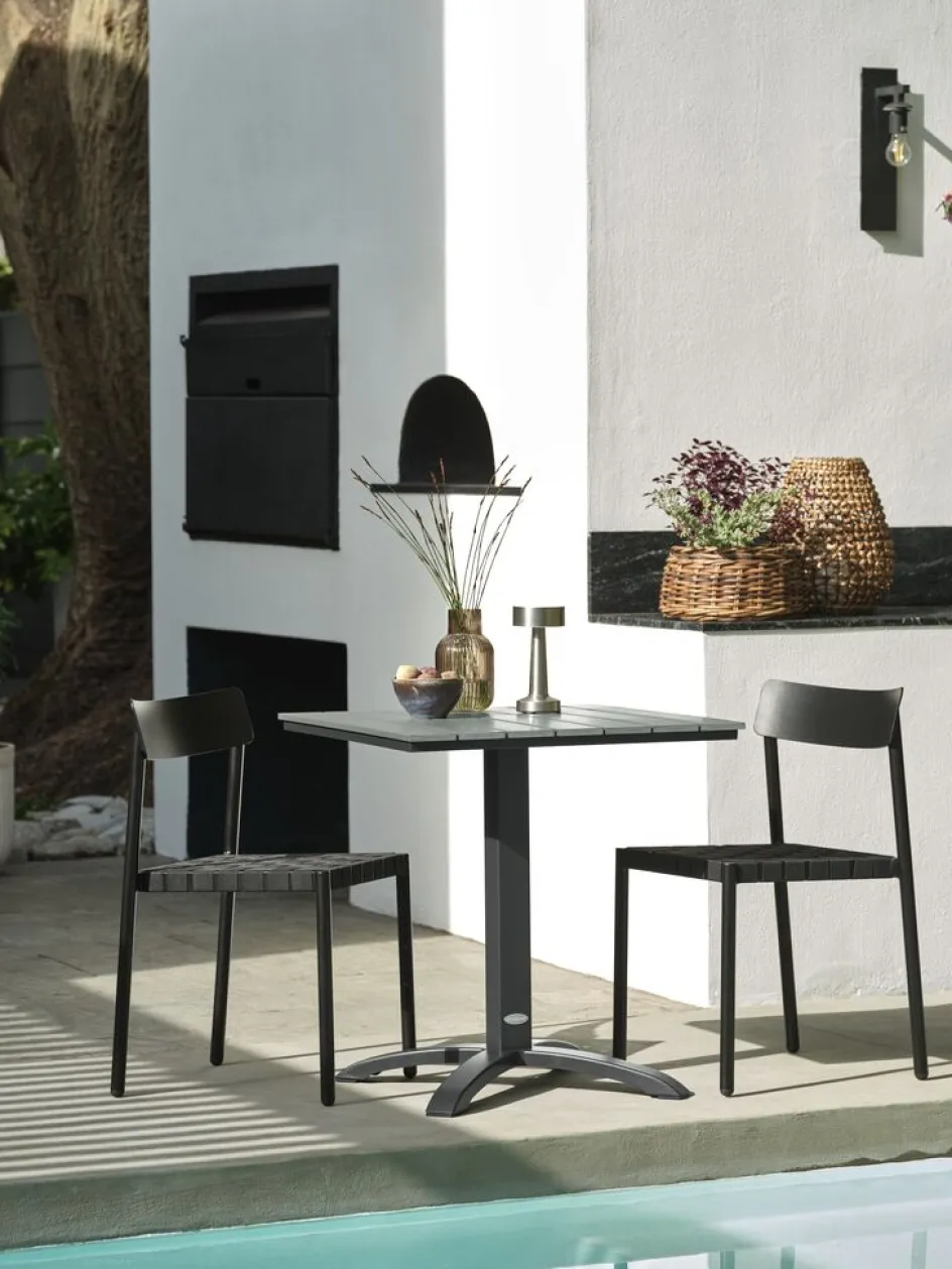 New HOBROMesa de balcón HOBRO A70xL70 Mesas De Jardín