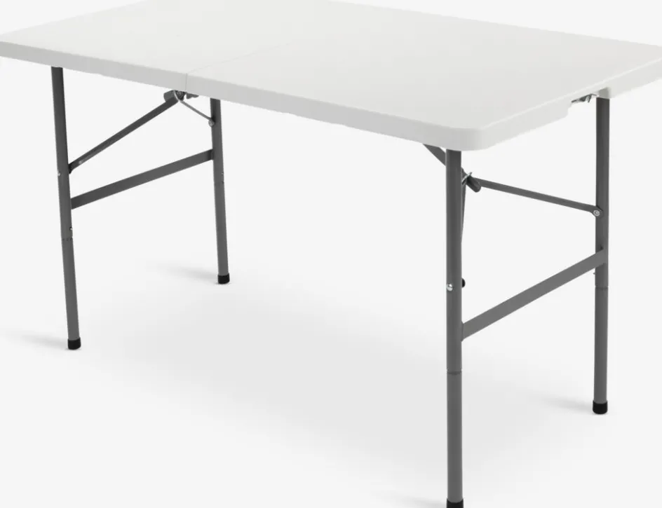 Best HOLMENMesa plegable HOLMEN A60xL124 blanco Mesas De Jardín|Mesas De Camping