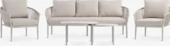 Sale HOLMESTRANDConjunto muebles jardín HOLMESTRAND 5 plazas beis Conjuntos Mesa Y Sillas De Jardín|Muebles De Jardín