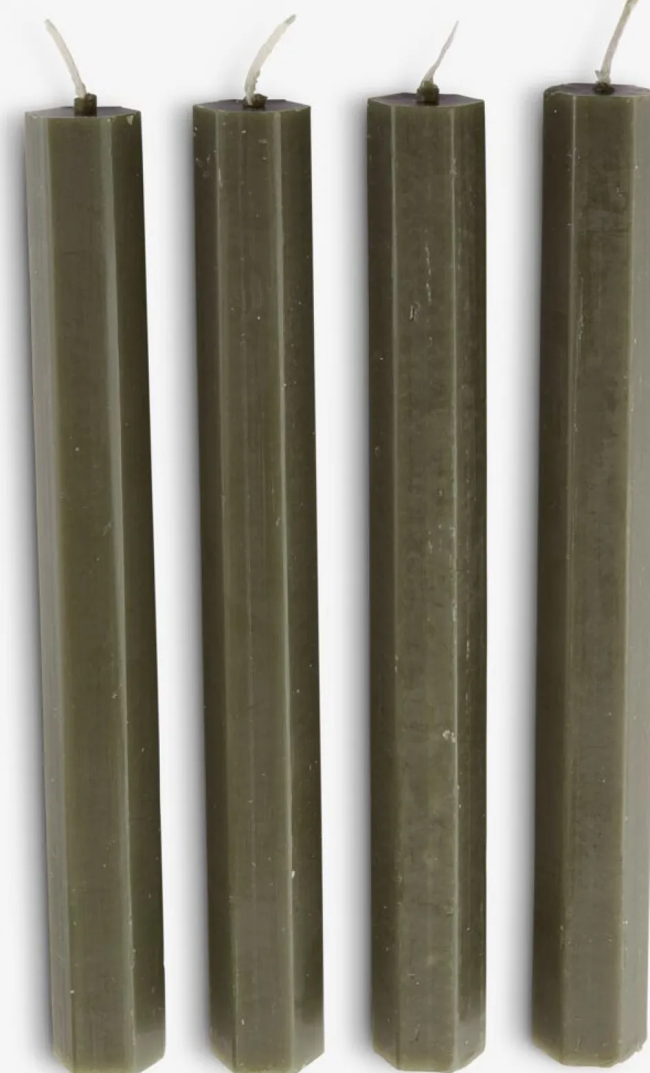 New HOLMEVelas para candelabro HOLME A20cm oliva 4 unidades Velas Y Servilletas|Velas Y Servilletas
