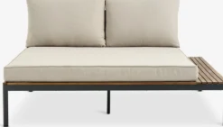 Outlet HOUConjunto jardín HOU chaise longue 6 plazas madera dura Conjuntos Mesa Y Sillas De Jardín|Muebles De Jardín