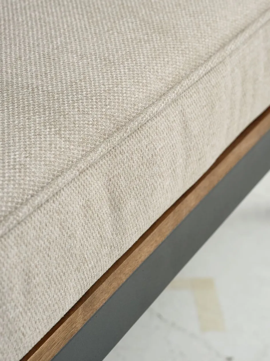 Online HOUConjunto jardín HOU con chaise longue 3 plazas madera dura Conjuntos Mesa Y Sillas De Jardín|Muebles De Jardín