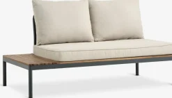 New HOUConjunto muebles jardín HOU 2 plazas madera dura Conjuntos Mesa Y Sillas De Jardín|Muebles De Jardín