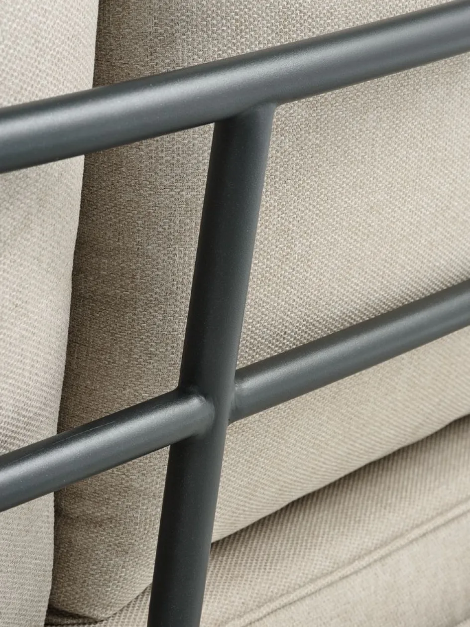 Clearance HOUMódulo de jardín HOU chaise longue 2 plazas madera dura Muebles De Jardín