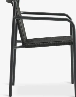 Discount HSTEHAVE + KRISTIANSTADMesa HESTEHAVE L205/275 negro + 4 sillas KRISTIANSTAD verde Conjuntos Mesa Y Sillas De Jardín