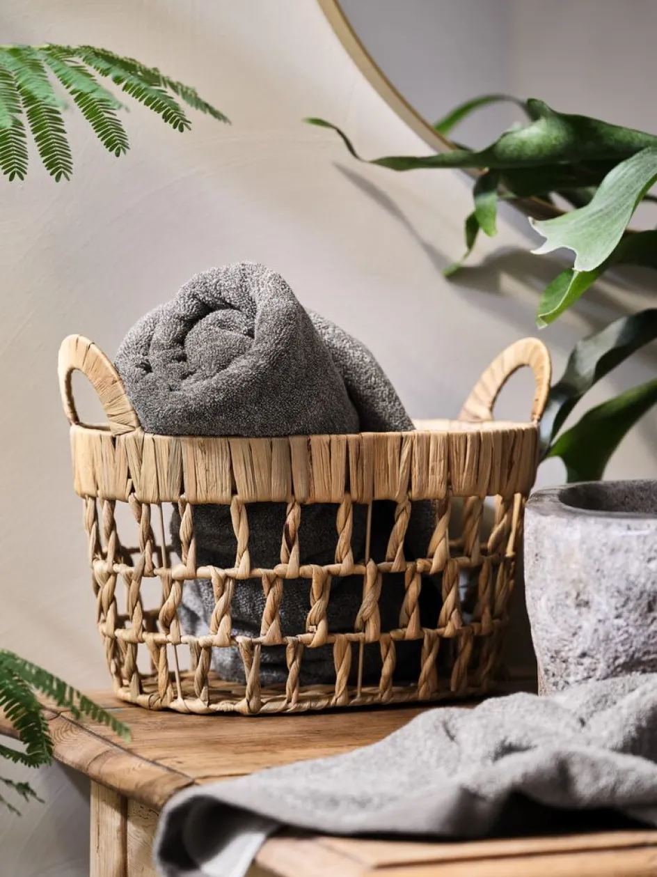 Best HULUCesta HULU A24xL34xA26cm natural Cuidado Personal|Almacenaje Para El Baño