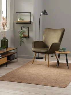 Hot HUNDESTEDSillón HUNDESTED pana /color roble natural Sillones