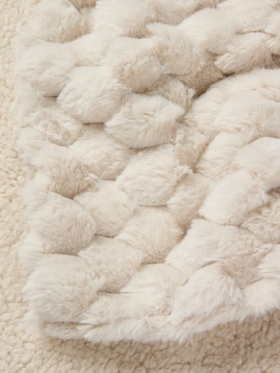 Clearance HVIDBLOMMEManta HVIDBLOMME 150x200 beis Mantas