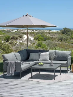 Outlet IANOConjunto muebles jardín IANO 5 plazas gris Conjuntos Mesa Y Sillas De Jardín|Muebles De Jardín