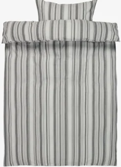 Clearance IDAGOLDJuego funda nórdica hilo teñido IDA 155x220 blanco/negro Juegos De Funda Nórdica