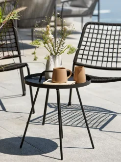 Online IDREMesa auxiliar IDRE Ø45xA52 negro Mesas De Jardín|Muebles De Jardín