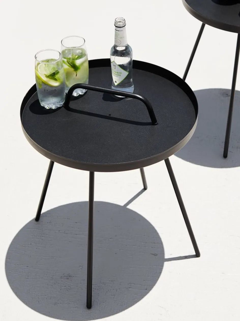 Online IDREMesa auxiliar IDRE Ø45xA52 negro Mesas De Jardín|Muebles De Jardín