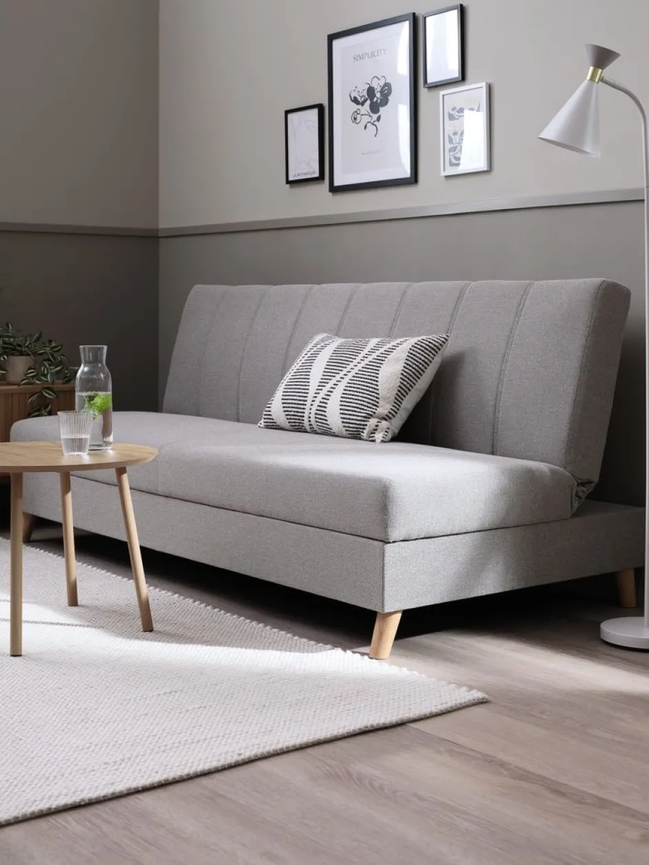 Best ILDVEDSofá cama ILDVED tela beis Sofás Cama|Sofás Cama
