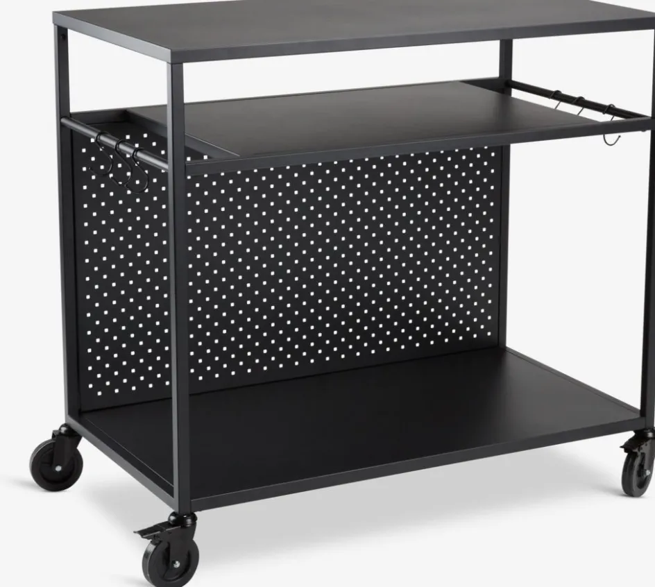 Sale INDSLEVMesa de barbacoa INDSLEV A50xL90 negro Decoración De Jardín