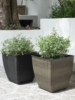 Outlet ISLOMCesto de jardín ISLOM 31x31x32 variado Maceteros