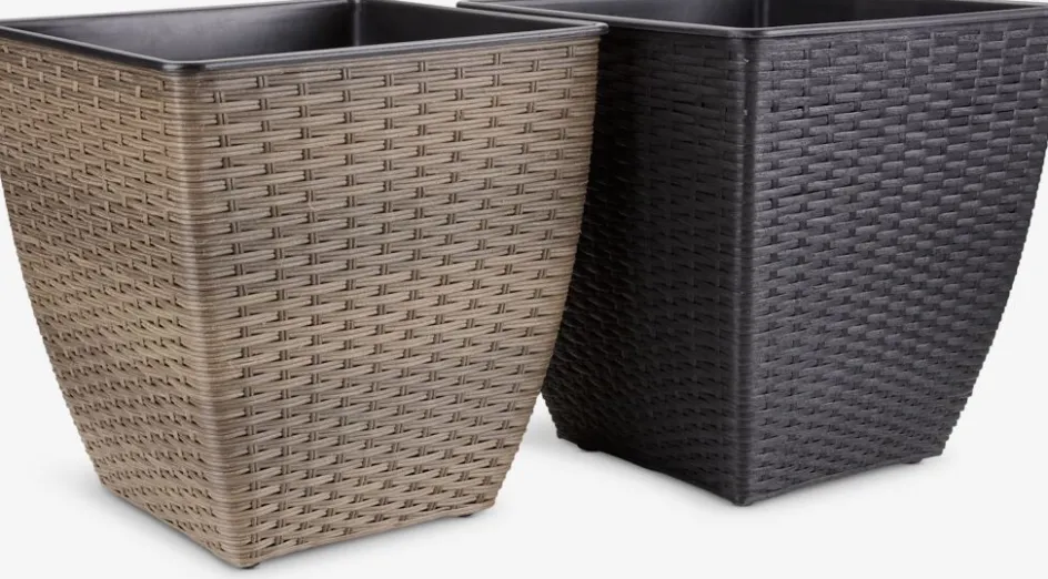 Discount ISLOMCesto de jardín ISLOM 38x38x39 variado Maceteros