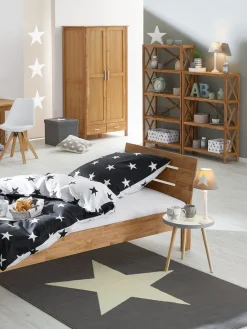 JANNERUPEstantería JANNERUP ancha 4 estantes roble natural Estanterias Y Librerías|Estanterias Y Librerías