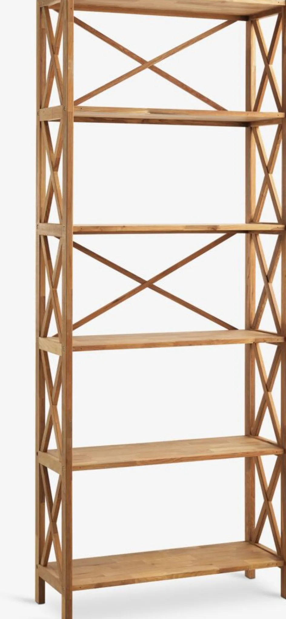 JANNERUPEstantería JANNERUP ancha 6 estantes roble natural Estanterias Y Librerías|Estanterias Y Librerías