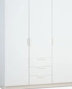 Clearance JENSLEVArmario JENSLEV 144x176 3 puertas 3 cajones Armarios|Todos Los Armarios