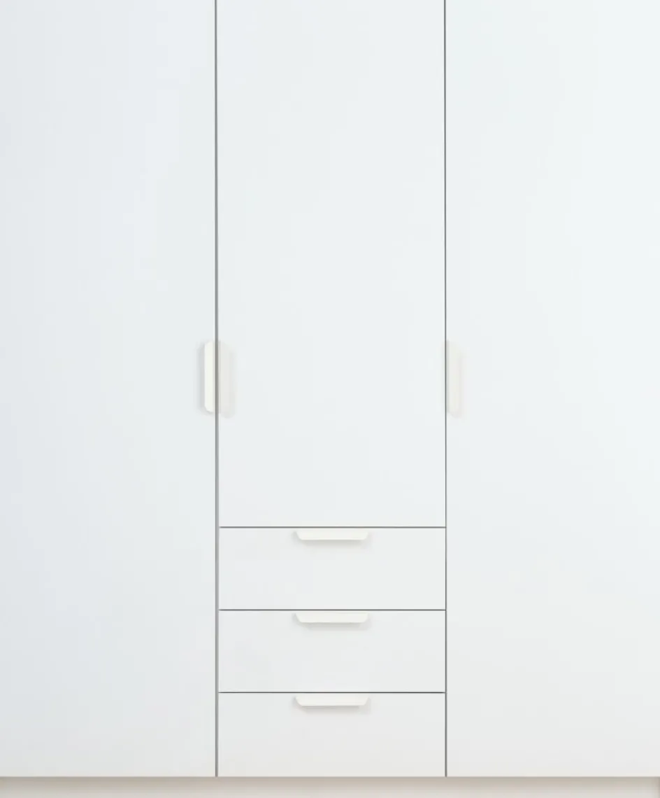 Clearance JENSLEVArmario JENSLEV 144x176 3 puertas 3 cajones Armarios|Todos Los Armarios