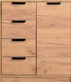 Outlet JENSLEVCómoda 4 cajones 1 puerta JENSLEV Cómodas|Cómodas