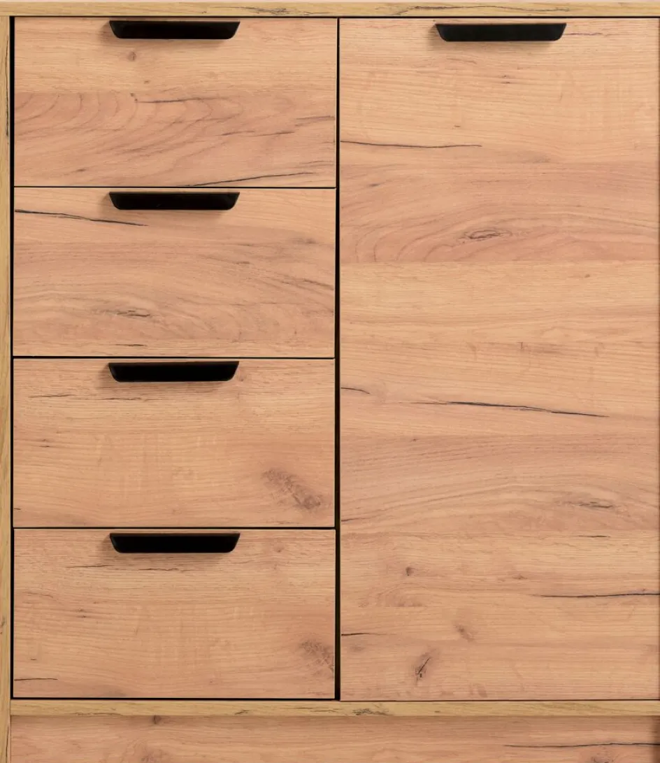 Outlet JENSLEVCómoda 4 cajones 1 puerta JENSLEV Cómodas|Cómodas