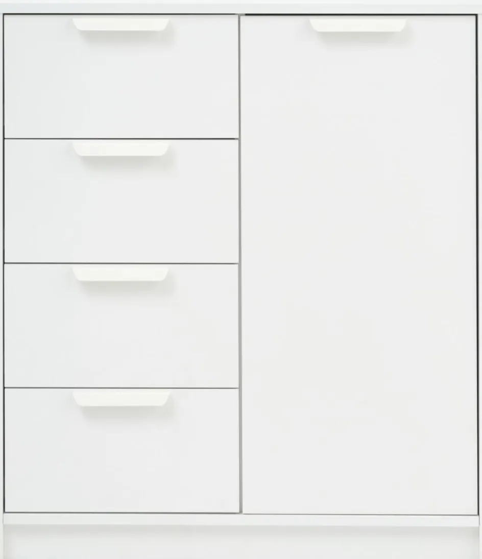 Clearance JENSLEVCómoda JENSLEV 4 cajones 1 puerta Cómodas|Cómodas