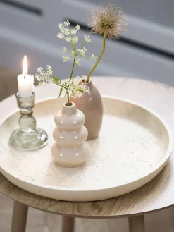 Online JENSUFFEBandeja decorativa JENSUFFE Ø30xA3cm beis Accesorios Decoracion