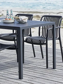 Online JERSOREMesa de jardín JERSORE A80xL140 negro Mesas De Jardín