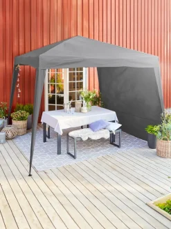 Best JERUPPanel lateral cenador JERUP A2,65xA2m gris Cenadores Y Pérgolas