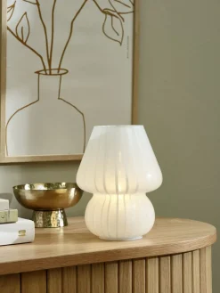 Clearance JONNYLámpara a pilas JONNY Ø15xA18cm blanco con temporizador Iluminación Decorativa