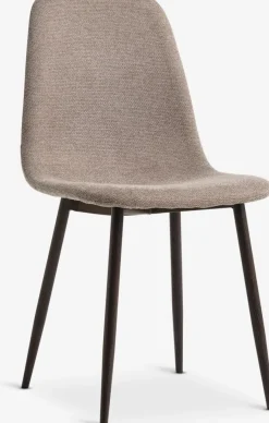Outlet JONSTRUPSilla de comedor JONSTRUP tela beis/color roble oscuro Sillas De Comedor