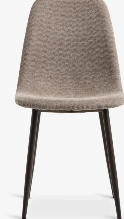 Outlet JONSTRUPSilla de comedor JONSTRUP tela beis/color roble oscuro Sillas De Comedor