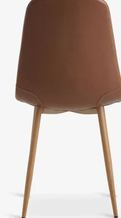 Hot JONSTRUPSilla de comedor JONSTRUP polipiel marrón/roble natural Sillas De Comedor