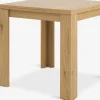 Hot JUNGENMesa de comedor JUNGEN 80x80/160 color roble cálido Mesas De Comedor