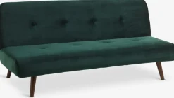 Sale JUVRESofá cama JUVRE terciopelo /nogal Sofás Cama|Sofás Cama