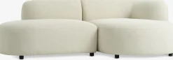 Discount JYLLINGESofá JYLLINGE chaise longue felpa beis 2 Plazas|3 Plazas