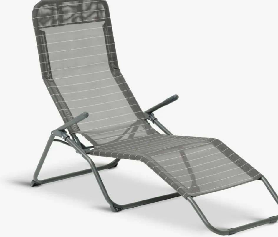 Discount KALMARSillón relax KALMAR A60xL168 gris Tumbonas|Muebles De Jardín
