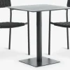 Clearance KAPPRUET + TRILLEVALLENMesa KAPPRUET L65 + 2 sillas TRILLEVALLEN negro Conjuntos Mesa Y Sillas De Jardín