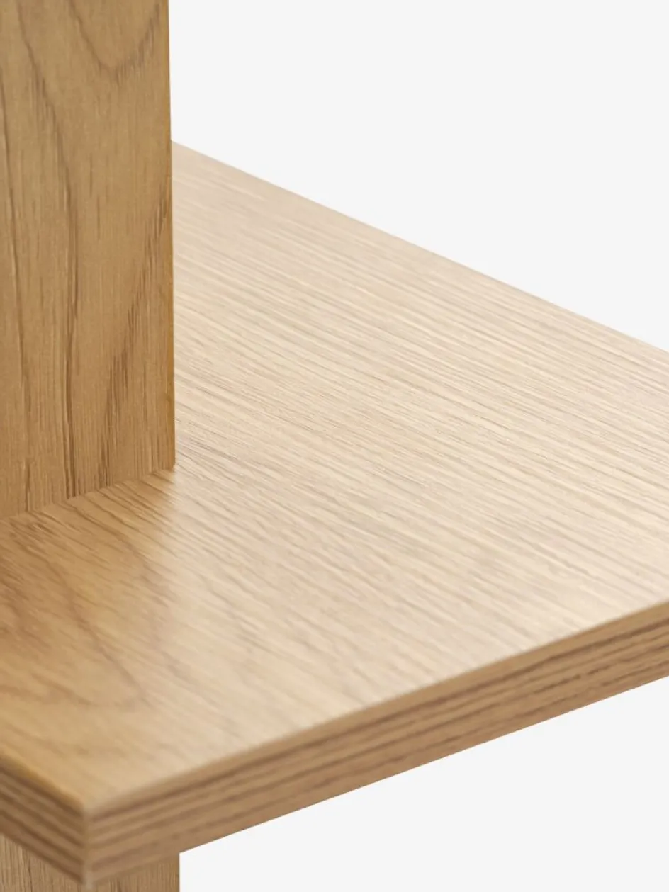 Online KARLEBYMueble pared KARLEBY 6 estantes regulables color roble cálid Baldas|Baldas