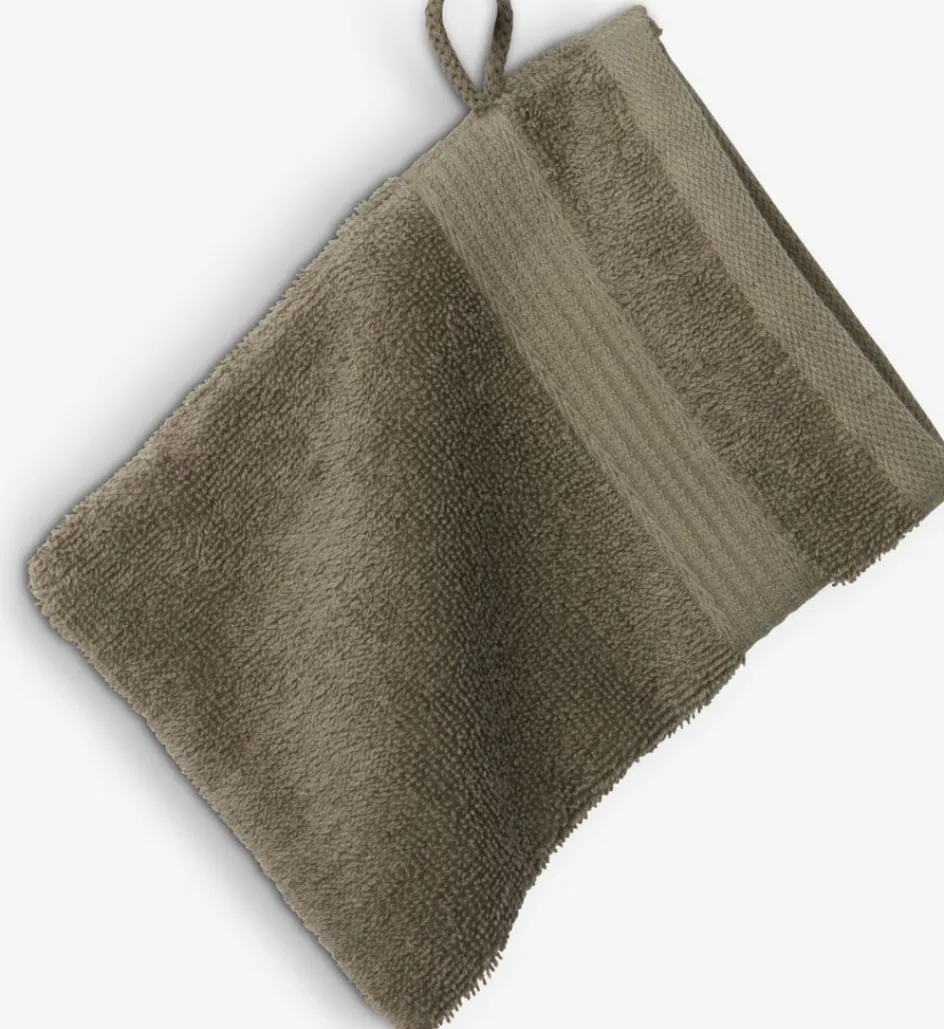 Outlet KARLSTADGOLDManopla de baño KARLSTAD 15x21 oliva Toallas De Lavabo|Toallas De Manos
