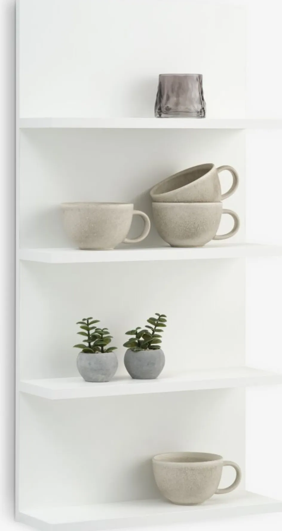 Clearance KARSTOFTEstante de pared KARSTOFT 4 estantes blanco Baldas|Baldas