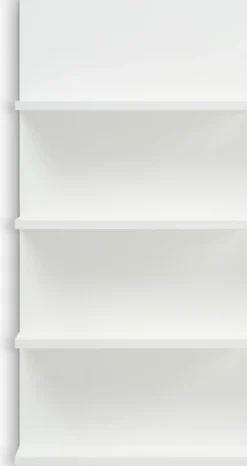Clearance KARSTOFTEstante de pared KARSTOFT 4 estantes blanco Baldas|Baldas