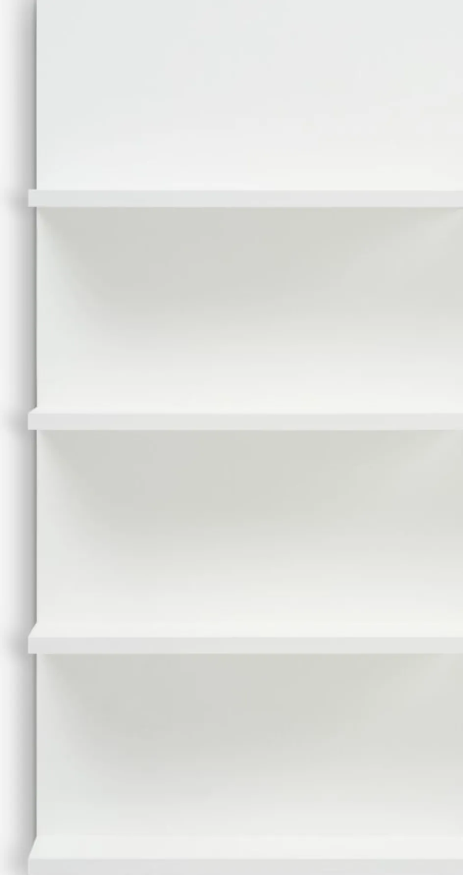 Clearance KARSTOFTEstante de pared KARSTOFT 4 estantes blanco Baldas|Baldas