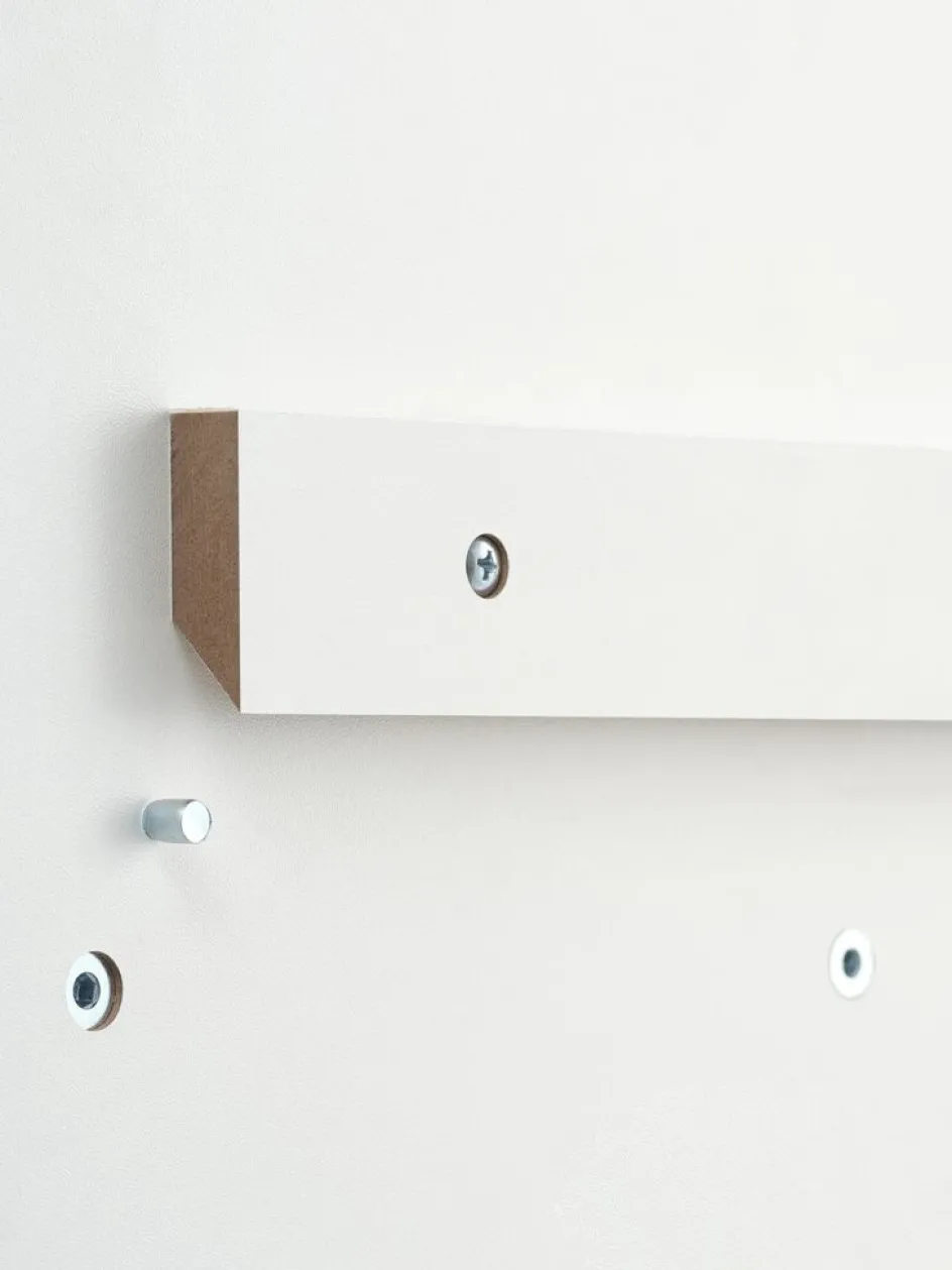 Clearance KARSTOFTEstante de pared KARSTOFT 4 estantes blanco Baldas|Baldas