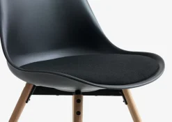 Best KASTRUPSilla de comedor KASTRUP negro/roble Sillas De Comedor